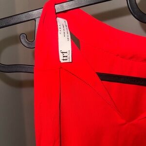 Zara Red Sleeveless Top